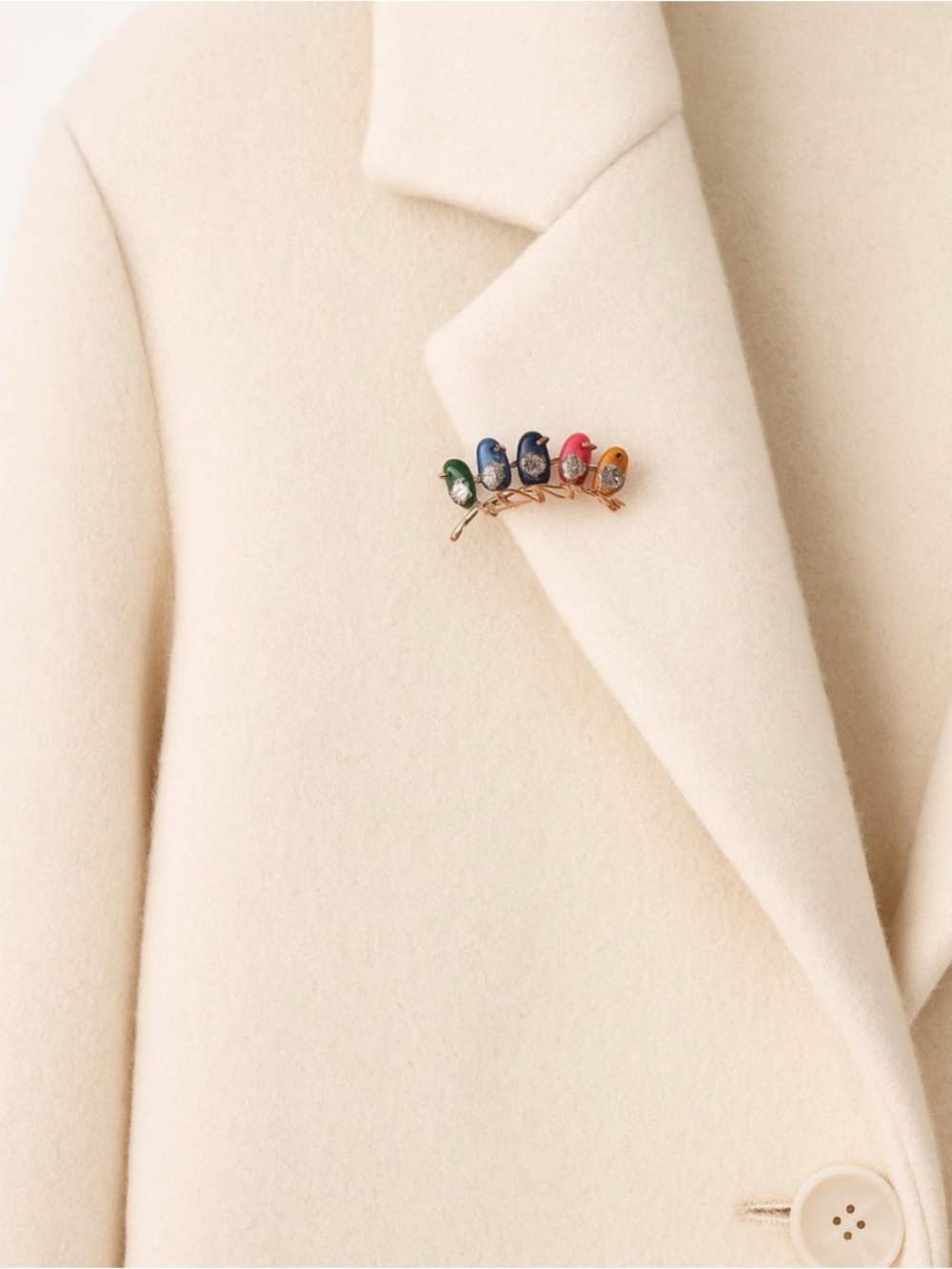 Cute Colorful Enamel Bird Brooch Pin - Picture 9 of 9